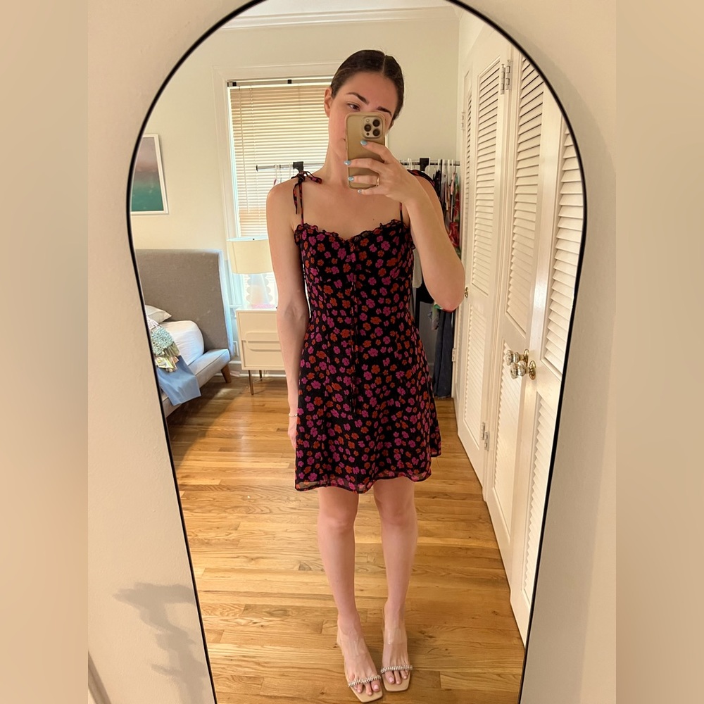 Dress form mini floral dress